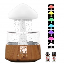 Customized 7 Changing Colors Rain Cloud Humidifier and Essential Oil Diffuser