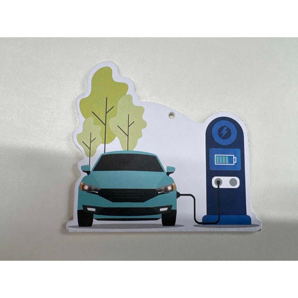 Logo Branded Fuel Station Shaped Air Freshener