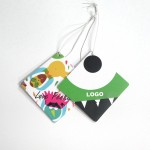 Full Color Paper Scents Promotional Air Freshener with Logo