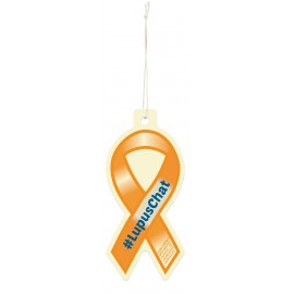 Personalized Paper Air Freshener Tag - Support Ribbon