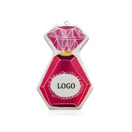 Promotional Perfume Bottle Shaped Car Air Freshener