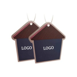 House Shape Car Paper Air Freshener with Logo  House Shape Car Paper Air Freshener with Logo