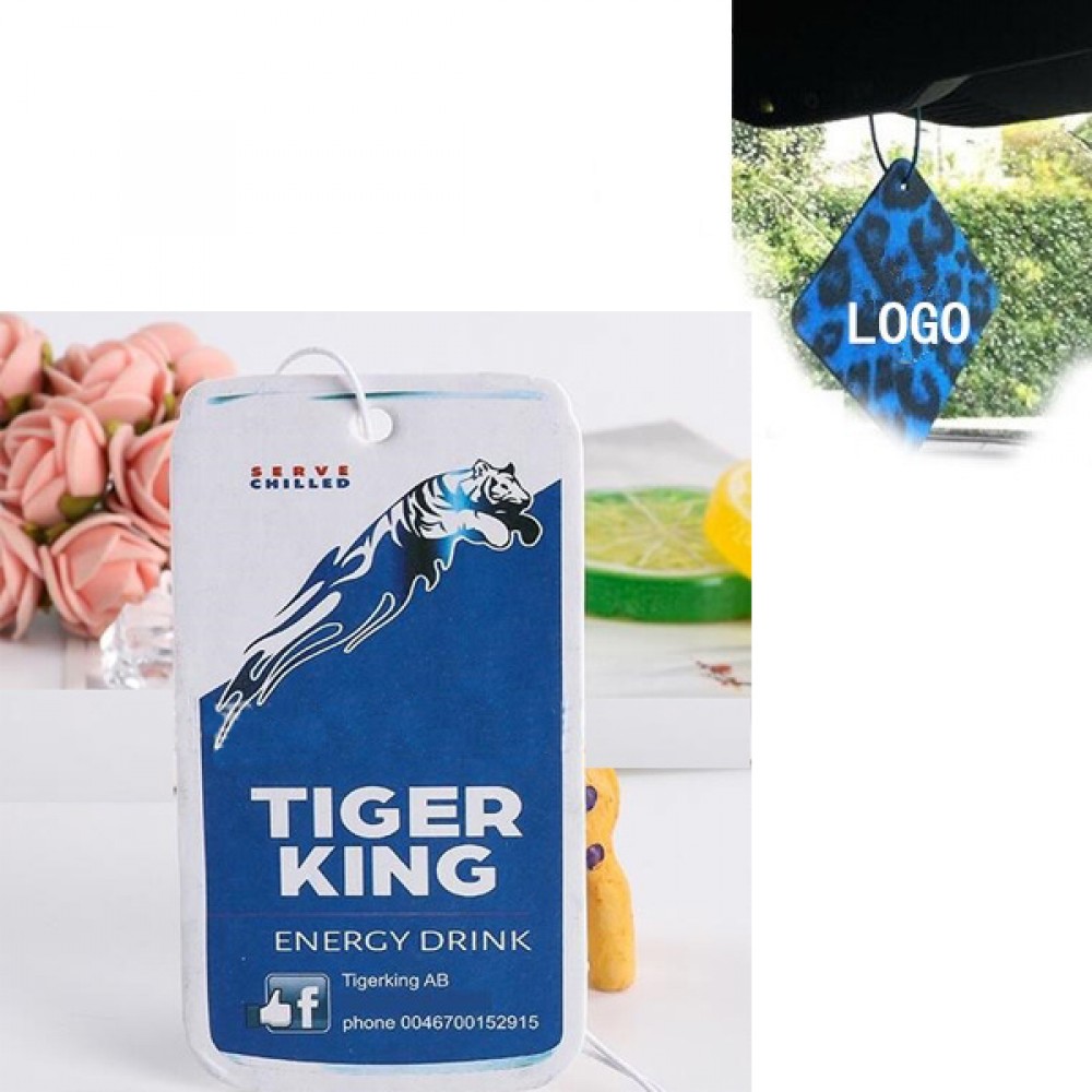 Logo Imprinted Custom Design Paper Air Freshener Logo Imprinted Custom Design Paper Air Freshener
