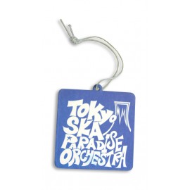 Rounded Square Shape Hanging Air Freshener with Logo