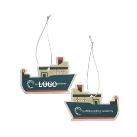 Custom Ship Shaped Hanging Air Freshener