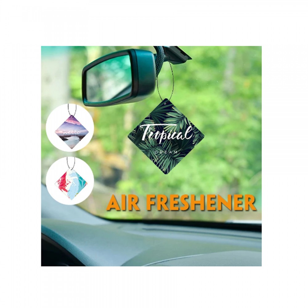 Custom Shape Perfume Hanging Car Air Freshener with Logo