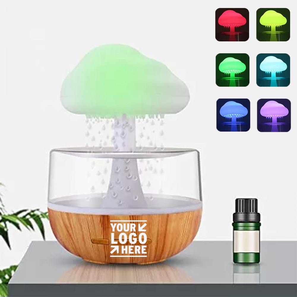 Customized Raining Cloud Night Light Aromatherapy Essential Oil Diffuser