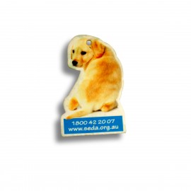 Dog Shape Air Freshener with Logo