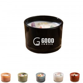Custom Scented Candles W/ Colored Glasses