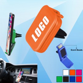 Personalized Auto Phone Holder with Air Freshener