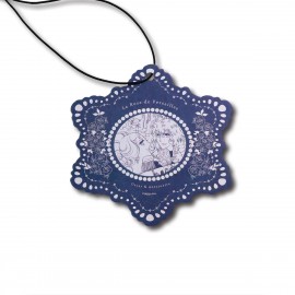 Star Shaped Hanging Air Freshener with Logo