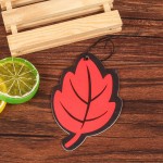 Leaf-Shaped Paper Air Freshener with Logo