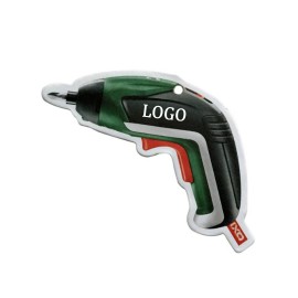Logo Branded Custom Electric Drill Shaped Paper Air Freshener