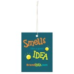 Logo Branded 2.75" x 3.5" Paper Air Freshener Tag - Rectangle