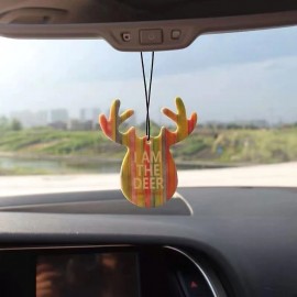 Customizable Scented Air Freshener for Auto or Home Full Color with Logo