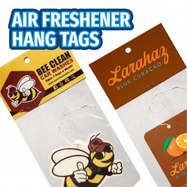 Air Freshener Hang tag with Logo