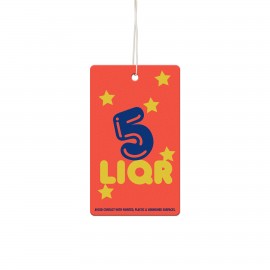 Personalized Longer Vertical Rectangle (Round Corners) Shaped Air Fresheners