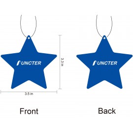 Star Shaped Air Freshener with Logo