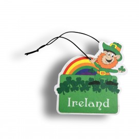 Leprechaun Air Freshener with Logo