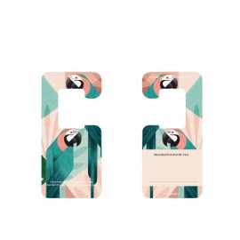 Door Hanger Shape Air Freshener with Logo