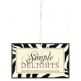 Promotional 3.84" x 2.34" Paper Air Freshener Tag - Rectangle