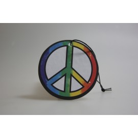 Customized Peace Sign Air Freshener