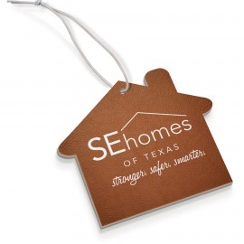 Paper Auto Air Freshener - House with Logo