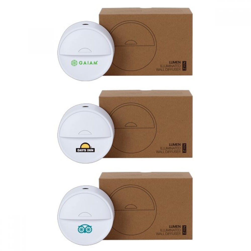 Illuminated Essential Oil Wall Diffuser with Logo