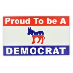 Customized Proud To Be A Democrat Sticker