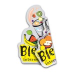 Custom Static Cling - Clear Front Sticky Cling (2-Sided) 18.1-23 sq in with Logo