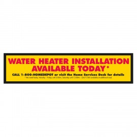 Bumper Sticker | Custom | Square Corner | Yellow Vinyl | 29 to 41 Sq In with Logo