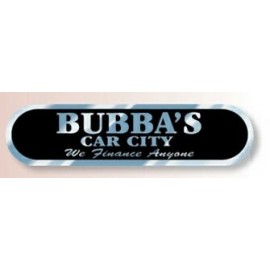 Chrome Polyester Auto Ad Decal (5.573"x 1.388") with Logo  Chrome Polyester Auto Ad Decal (5.573"x 1.388") with Logo