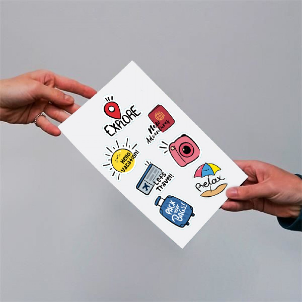 Personalized Custom Vinyl Sticker Pages