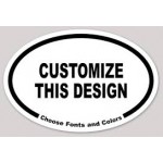 3.25" X 7.5" 4:0 Stickers w/ UV Custom Imprinted