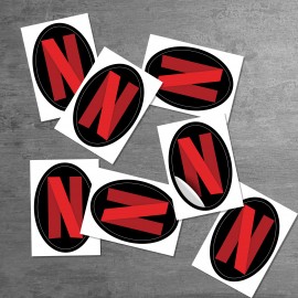 Logo Branded 3" x 2" Oval Sticker  Logo Branded 3" x 2" Oval Sticker