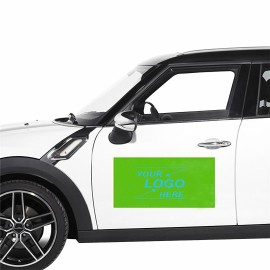 Custom Rectangular Magnetic Vinyl Car Bumper Sticker 3.15 x 7.87