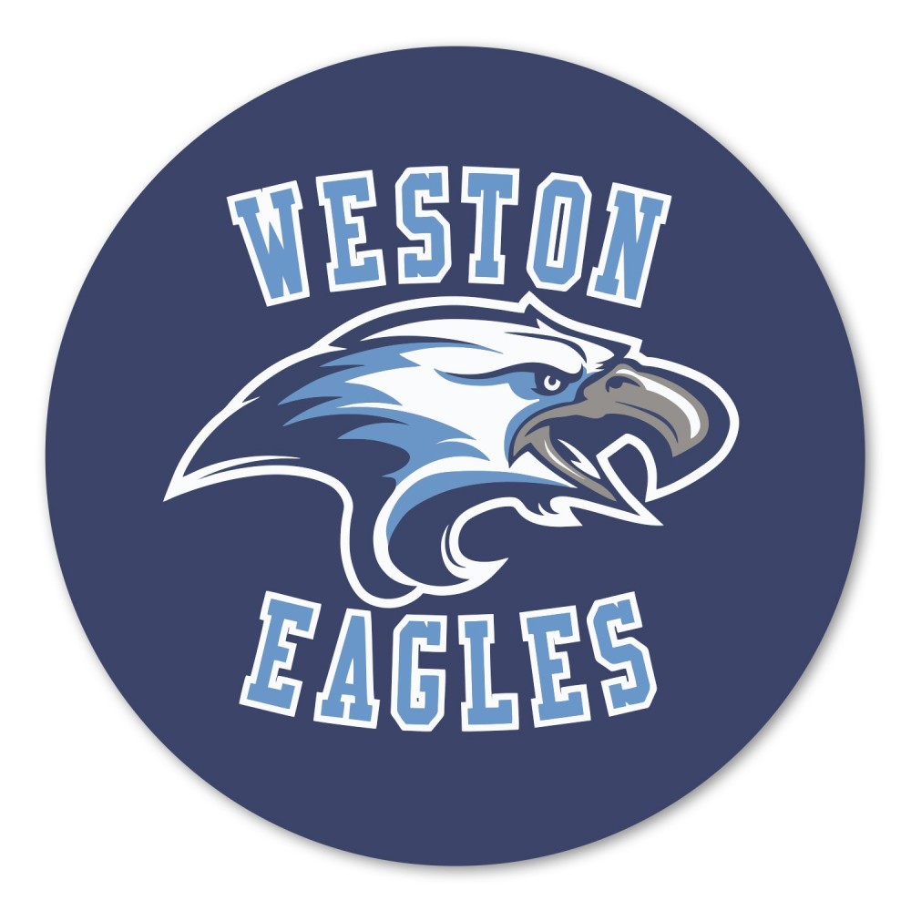 Customized 4.5 In Circle Perm Bumper Sticker