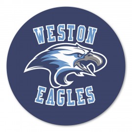 Customized 4.5 In Circle Perm Bumper Sticker