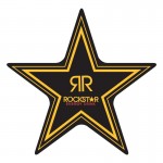 Logo Branded Star-Shaped Sticker