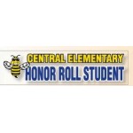Promotional Clear Bumper Sticker w/Back Adhesive (9 1/4"x 2 1/2")