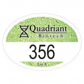 Custom Outside Parking Permit | Oval | 2" x 2 3/4" | White Vinyl | Full Color