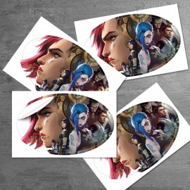 5" x 3" Oval Sticker with Logo  5" x 3" Oval Sticker with Logo