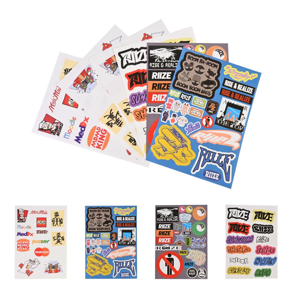 Custom Full Color Vinyl Sticker Sheets Custom Full Color Vinyl Sticker Sheets