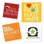 Personalized 6" x 6" Square Water-resistant Stickers