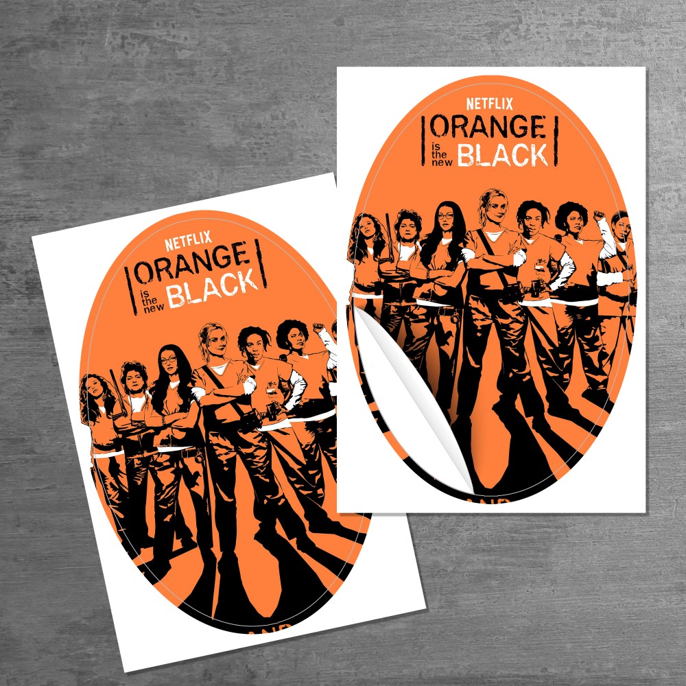 6" x 4" Oval Sticker with Logo 6" x 4" Oval Sticker with Logo