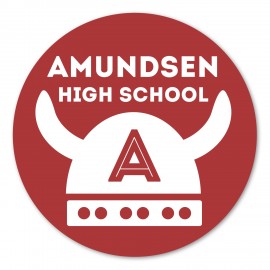 4 In Circle Perm Bumper Sticker with Logo