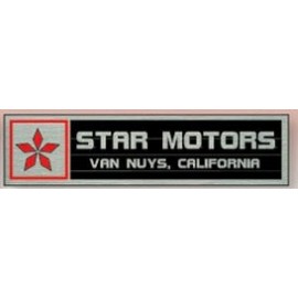 Brushed Chrome Auto Ad Decal (6"x1.5") Custom Printed  Brushed Chrome Auto Ad Decal (6"x1.5") Custom Printed