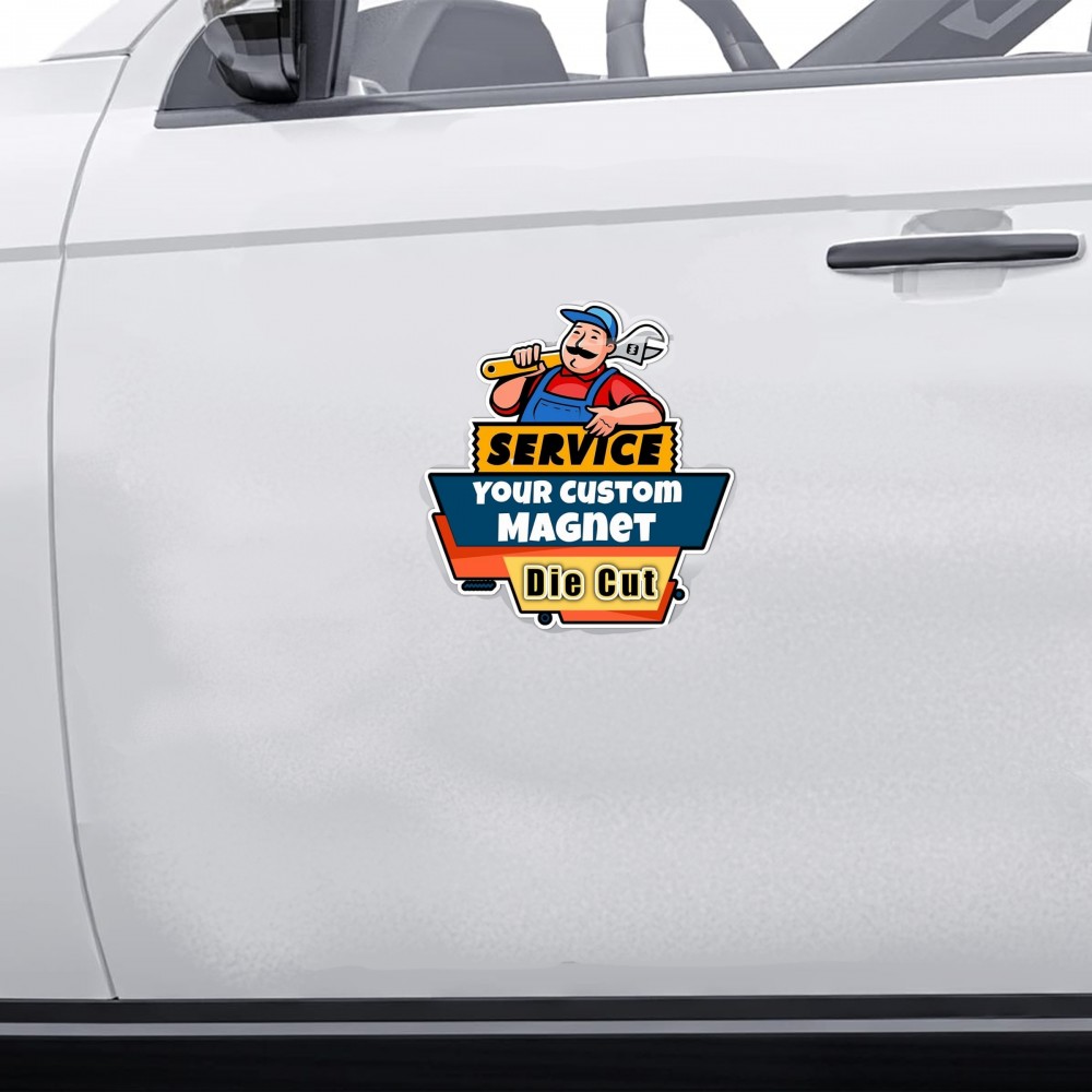 Logo Branded Custom Shape Magnetic Car Stickers Logo Branded Custom Shape Magnetic Car Stickers