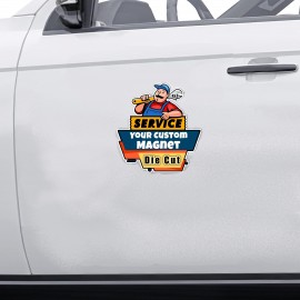 Logo Branded Custom Shape Magnetic Car Stickers  Logo Branded Custom Shape Magnetic Car Stickers