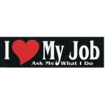 Promotional Custom 1 Time Peel & Stick Paper Bumper Sticker